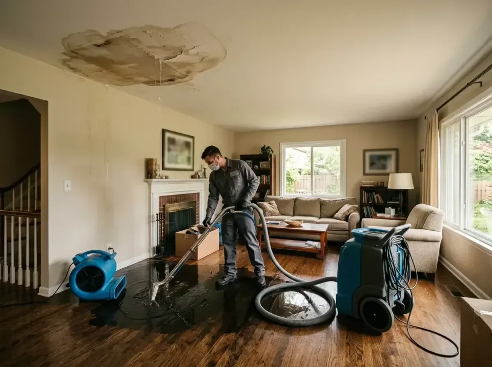 attic-pipe-burst-ceiling-drip-008 — frequently asked questions, Water Damage Restoration & Carpet Care in Schnecksville, PA